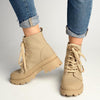 Madison Tiana Canvas Boot - Nude-Madison Heart of New York-Buy shoes online