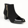 Madison Tiffany Patent Toe Ankle Boot - Black-Madison Heart of New York-Buy shoes online