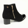 Madison Tiffany Patent Toe Ankle Boot - Black-Madison Heart of New York-Buy shoes online