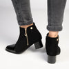 Madison Tiffany Patent Toe Ankle Boot - Black-Madison Heart of New York-Buy shoes online