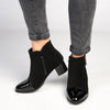 Madison Tiffany Patent Toe Ankle Boot - Black-Madison Heart of New York-Buy shoes online