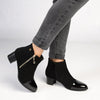 Madison Tiffany Patent Toe Ankle Boot - Black-Madison Heart of New York-Buy shoes online