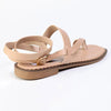 Madison Toe Loop Strappy Flat Sandal - Nude
