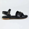 Madison Trim halter Strap Sandal - Black