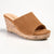 Madison Trudy Slip On Wedge Sandal - Tan-Madison Heart of New York-Buy shoes online