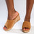 Madison Trudy Slip On Wedge Sandal - Tan-Madison Heart of New York-Buy shoes online