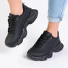 Madison Tubs Platform Fashion Sneaker - Black