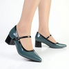 Madison Two Tone Court - Petrol Blue/Black