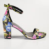 Madison Viv Ankle Strap Sandal - Black Floral-Madison Heart of New York-Buy shoes online