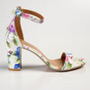 Madison Viv Ankle Strap Sandal - White Floral-Madison Heart of New York-Buy shoes online