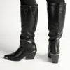 Madison Western Cowboy Boots-Black-Madison Heart of New York-Buy shoes online