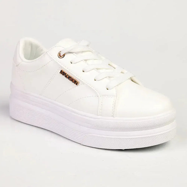Madison Yana Platform Sneaker - White