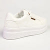 Madison Yana Platform Sneaker - White