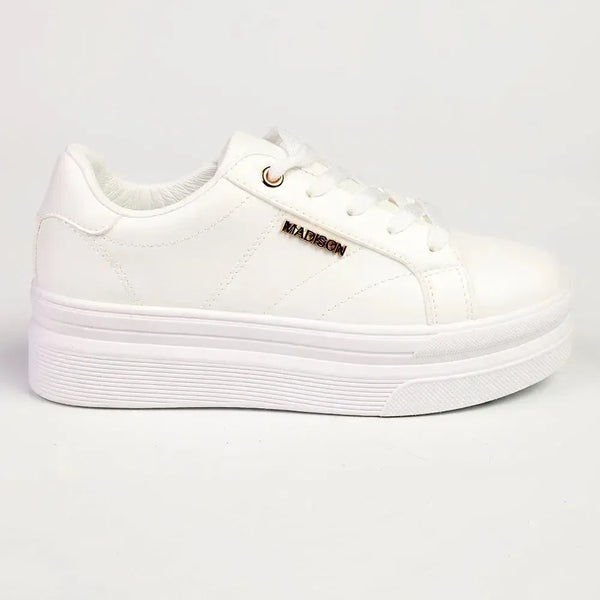 Madison Yana Platform Sneaker - White
