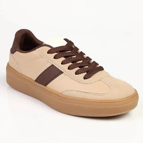 Madison Yankova Sneaker - Nude/Chocolate