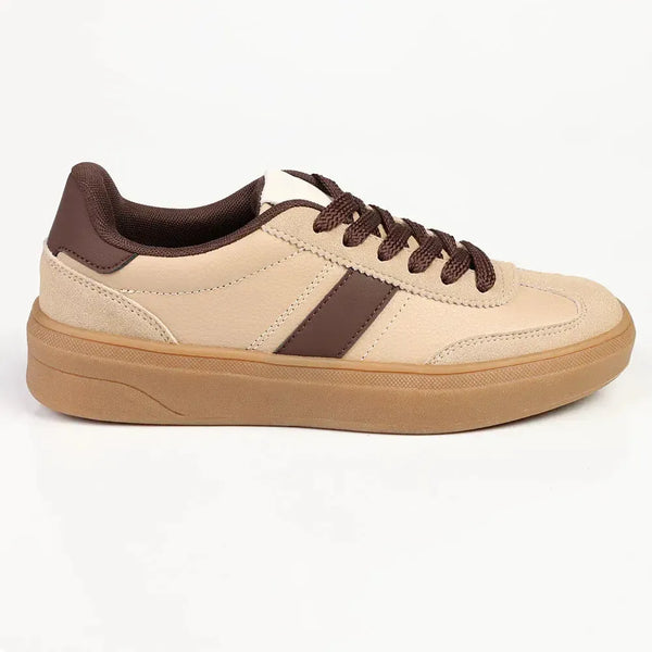 Madison Yankova Sneaker - Nude/Chocolate