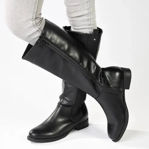 Madison Yentl Boot - Pebble Black