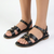 Madison halter Sandal - Black