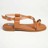 Madison jenna Toe Ring Flat Sandal - Tan-Madison Heart of New York-Buy shoes online