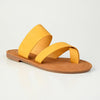 Maldives ladies Mule Sandal - Yellow-Seven7-Buy shoes online