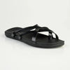 Melbourne ladies Flat Push In Sandal - Black
