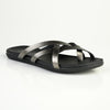 Melbourne ladies Flat Push In Sandal -Pewter-Seven7-Buy shoes online