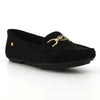 Pierre Cardin 12 Moccasin With Metal Trim Loafer - Black