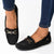 Pierre Cardin 12 Moccasin With Metal Trim Loafer - Black