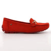 Pierre Cardin 12 Moccasin With Metal Trim Loafer - Red