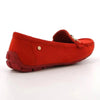 Pierre Cardin 12 Moccasin With Metal Trim Loafer - Red