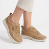 Pierre Cardin 2 Tone Sneaker - Camel