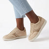 Pierre Cardin 2 Tone Sneakers - Beige