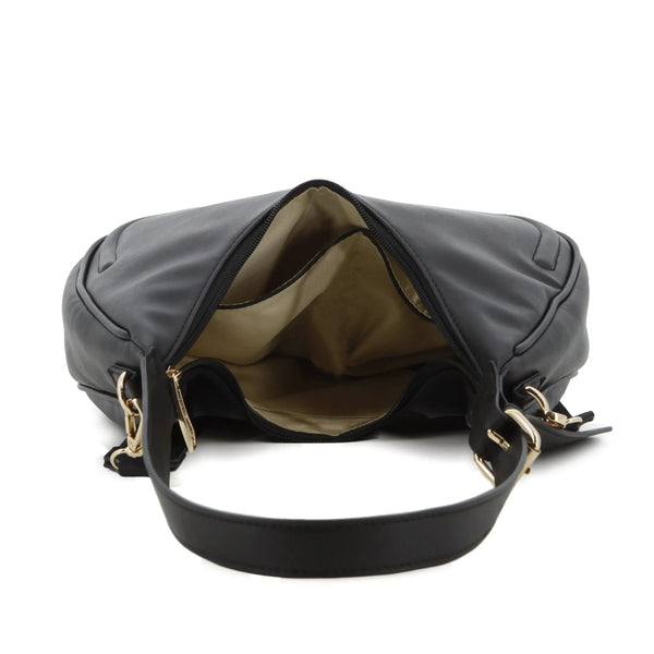 Pierre Cardin Alina Hobo Bag - Black