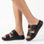 Pierre Cardin Andaz Sandals - Black