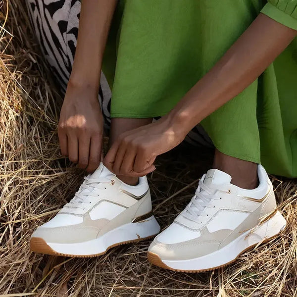 Pierre Cardin Angelique 2 Sneaker - Beige White