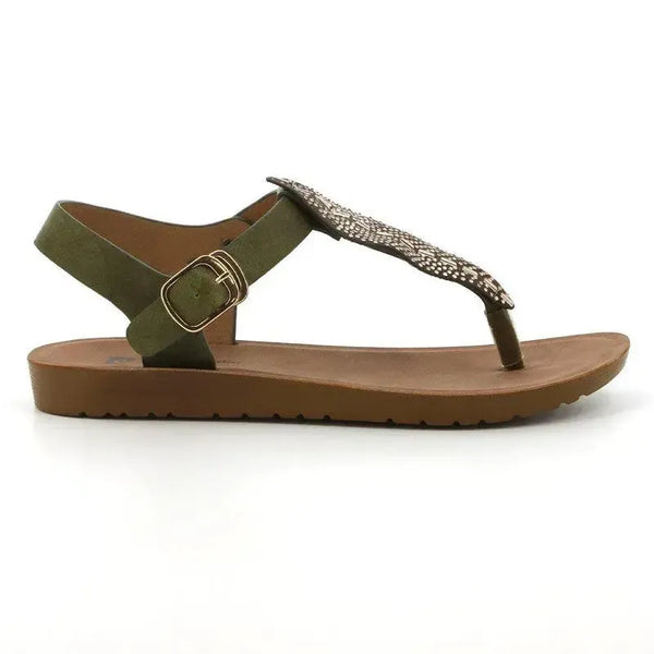 Pierre Cardin Ariella Sandal - Olive