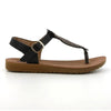 Pierre Cardin Ariella Thong Sandal - Black