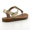 Pierre Cardin Ariella Thong Sandal - Light Gold