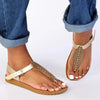 Pierre Cardin Ariella Thong Sandal - Light Gold