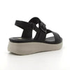 Pierre Cardin Azalea Wedge Sandals - Black