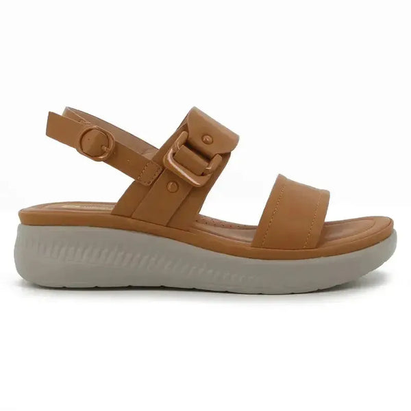 Pierre Cardin Azalea Wedge Sandals - Tan