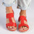 Pierre Cardin Betty Fashion Sandals - Red-Pierre Cardin-Buy shoes online