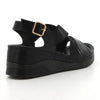 Pierre Cardin Blair Wedge Sandal - Black