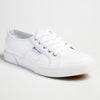 Pierre Cardin Calais Sneaker - White (Silver Eyelet)-Pierre Cardin-Buy shoes online