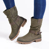 Pierre Cardin Calda Boots - Olive