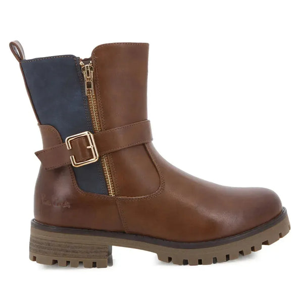 Pierre Cardin Callie 5 Short Boot - Tan