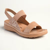 Pierre Cardin Camilla Flat Sandal - Pink-Pierre Cardin-Buy shoes online