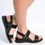 Pierre Cardin Camilla Sandal - Black