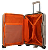 Pierre Cardin Cannes Clip Hard Shell Trolley Bag - Beige Orange