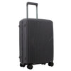 Pierre Cardin Cannes Clip Hard Shell Trolley Bag - Charcoal & Orange